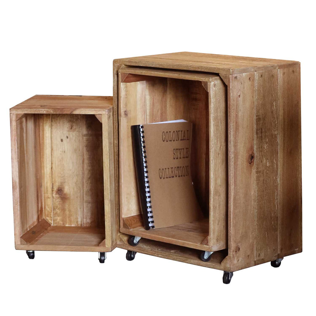 Wooden Box Renzo Set of 3