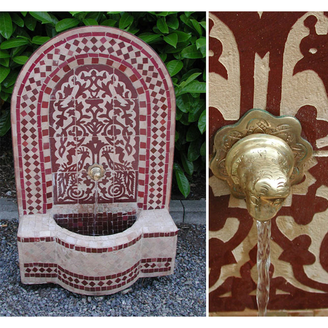 Asfor Bordeaux mosaic fountain