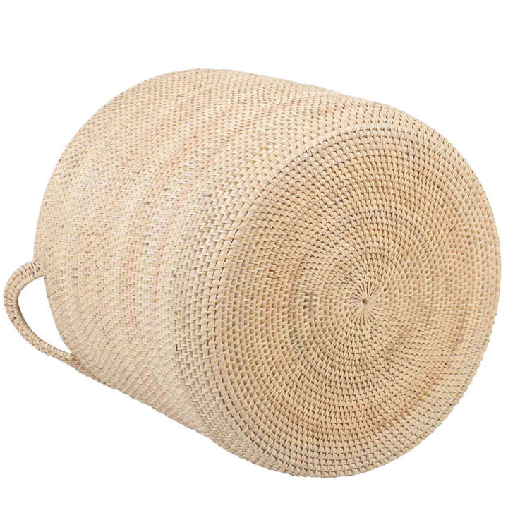 Elie natural rattan basket with handle