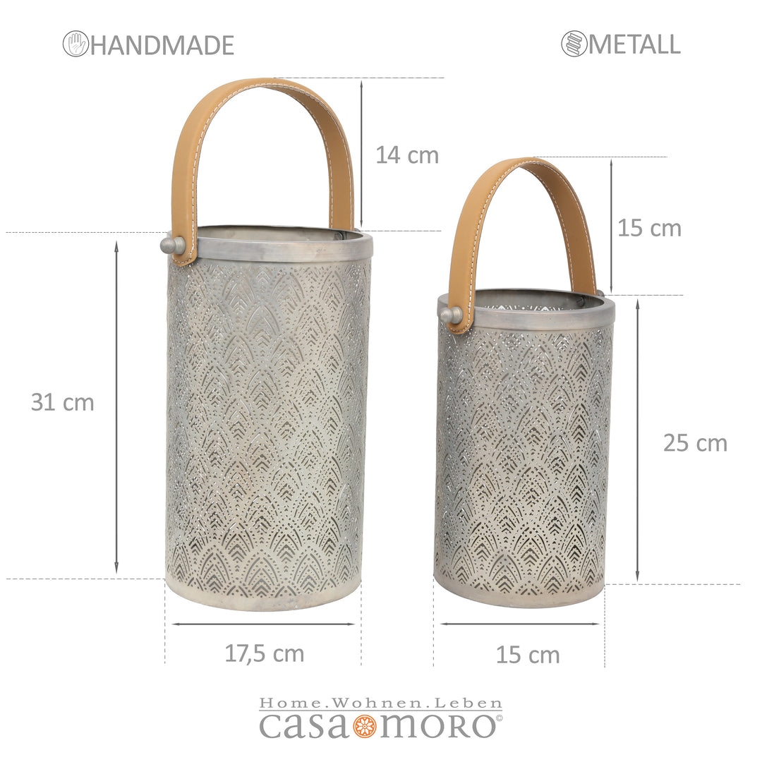 Lanterns, set of 2, Benno