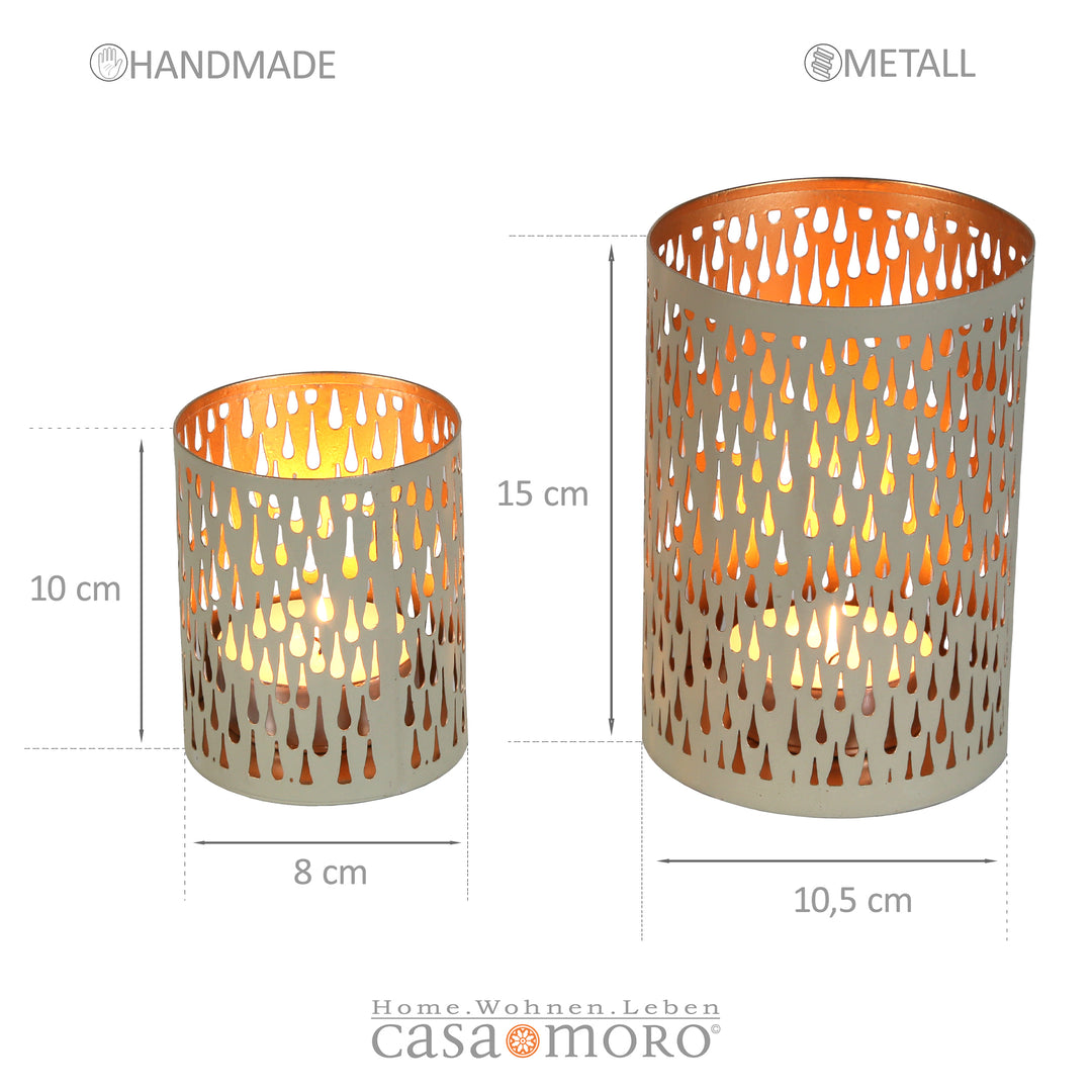 Set of 2 Lia tealight holders