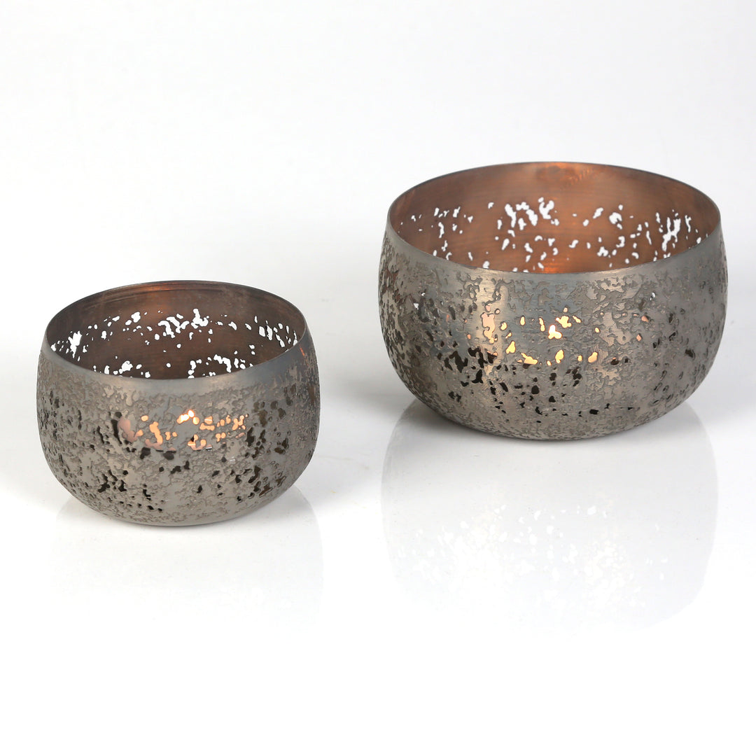 Set of 2 Massimo tea light holders