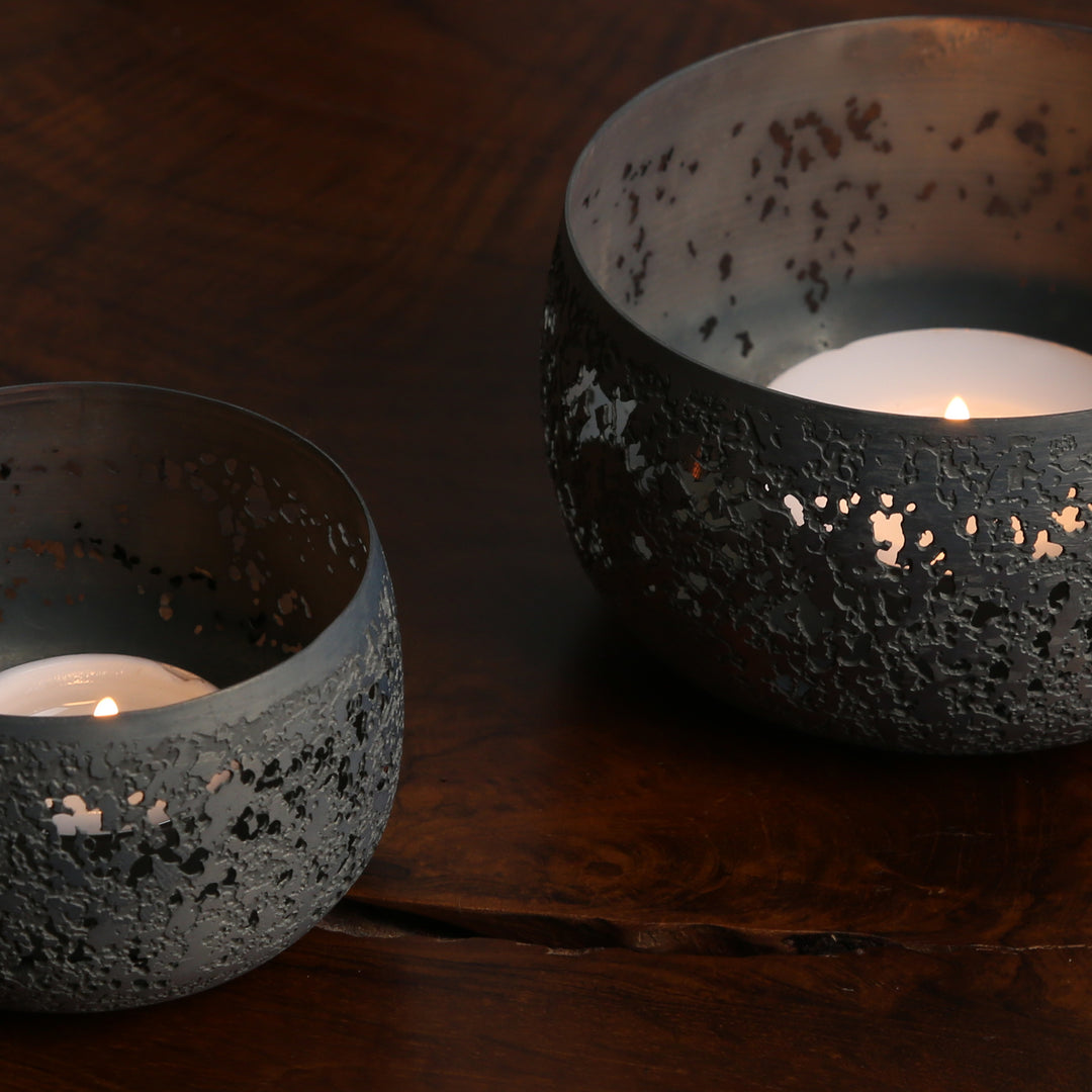 Set of 2 Massimo tea light holders