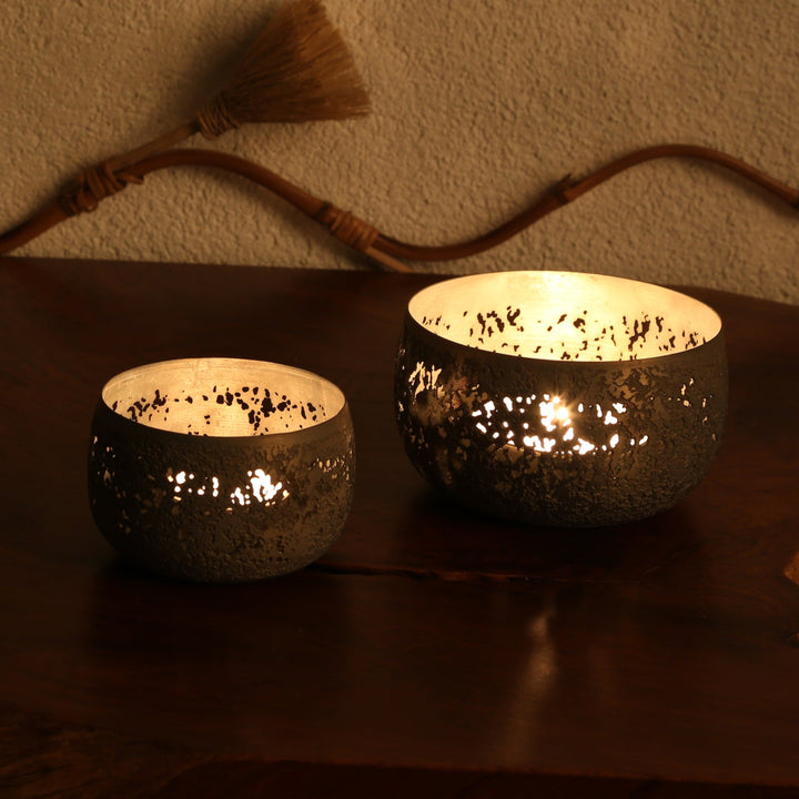 Set of 2 Massimo tea light holders