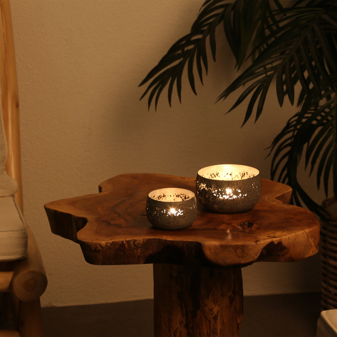 Set of 2 Massimo tea light holders