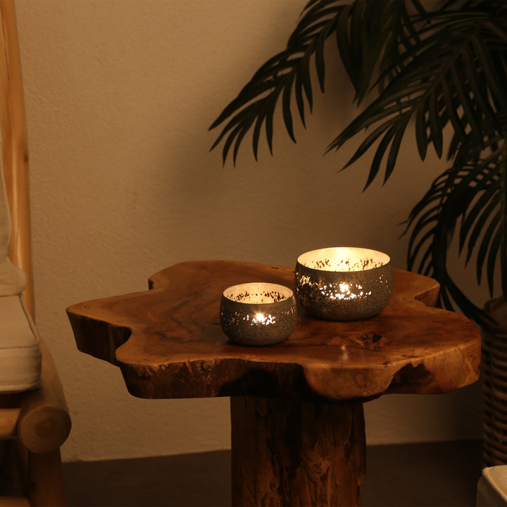 Set of 2 Massimo tea light holders