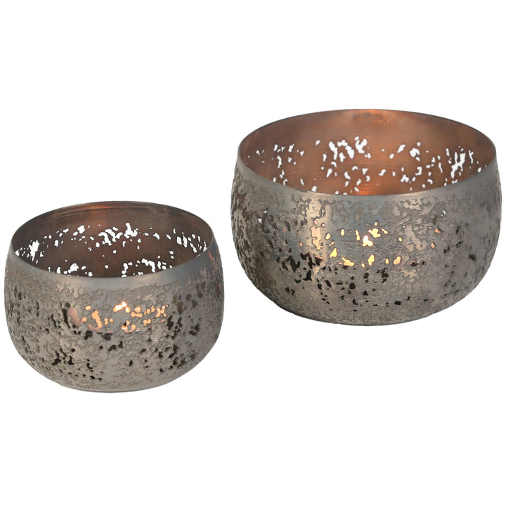Set of 2 Massimo tea light holders
