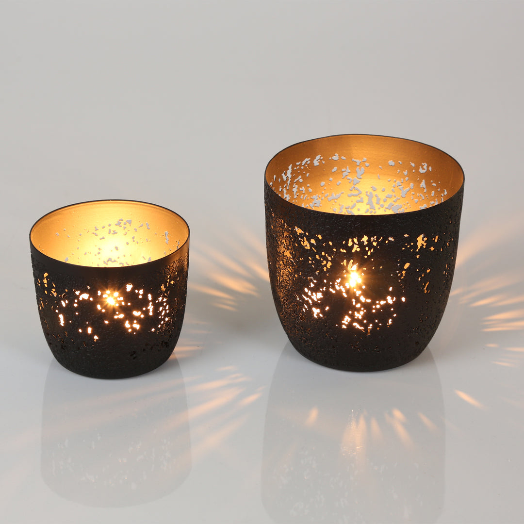 Set of 2 Noan tealight holders