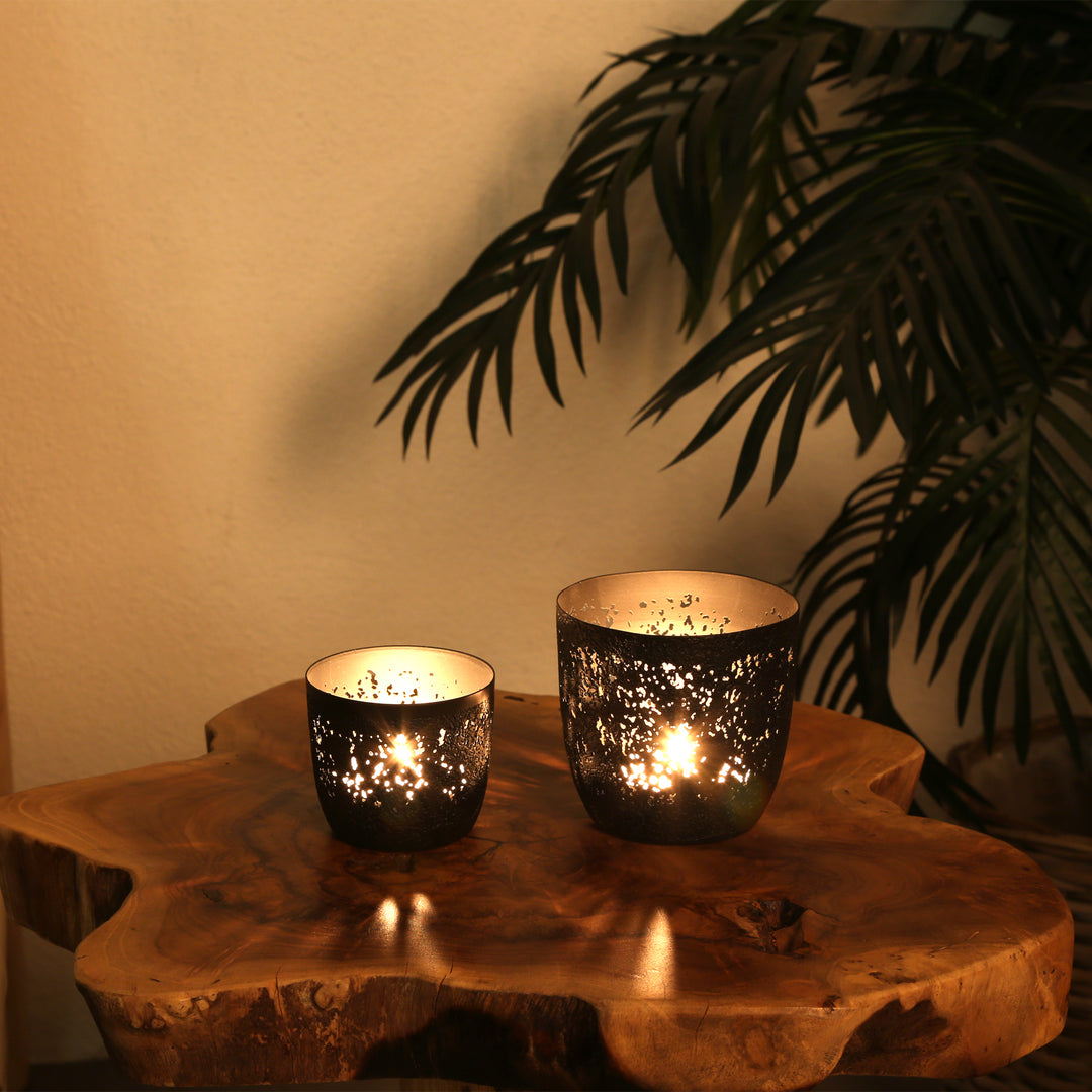Set of 2 Noan tealight holders