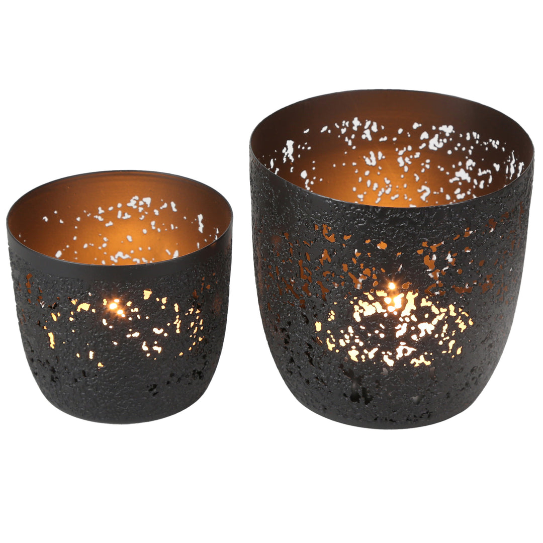 Set of 2 Noan tealight holders