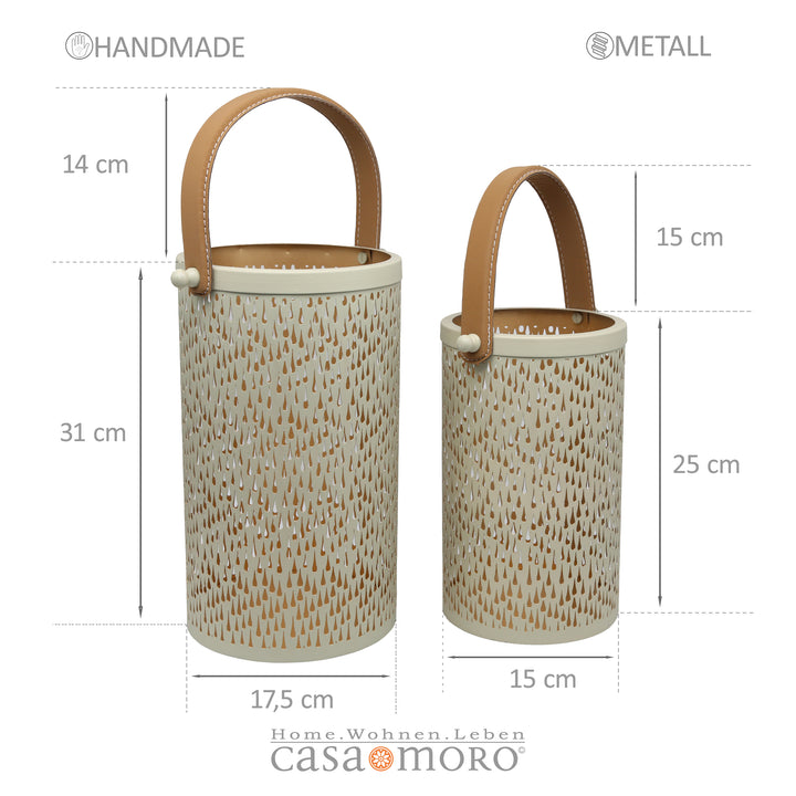 Lanterns, set of 2, Nora