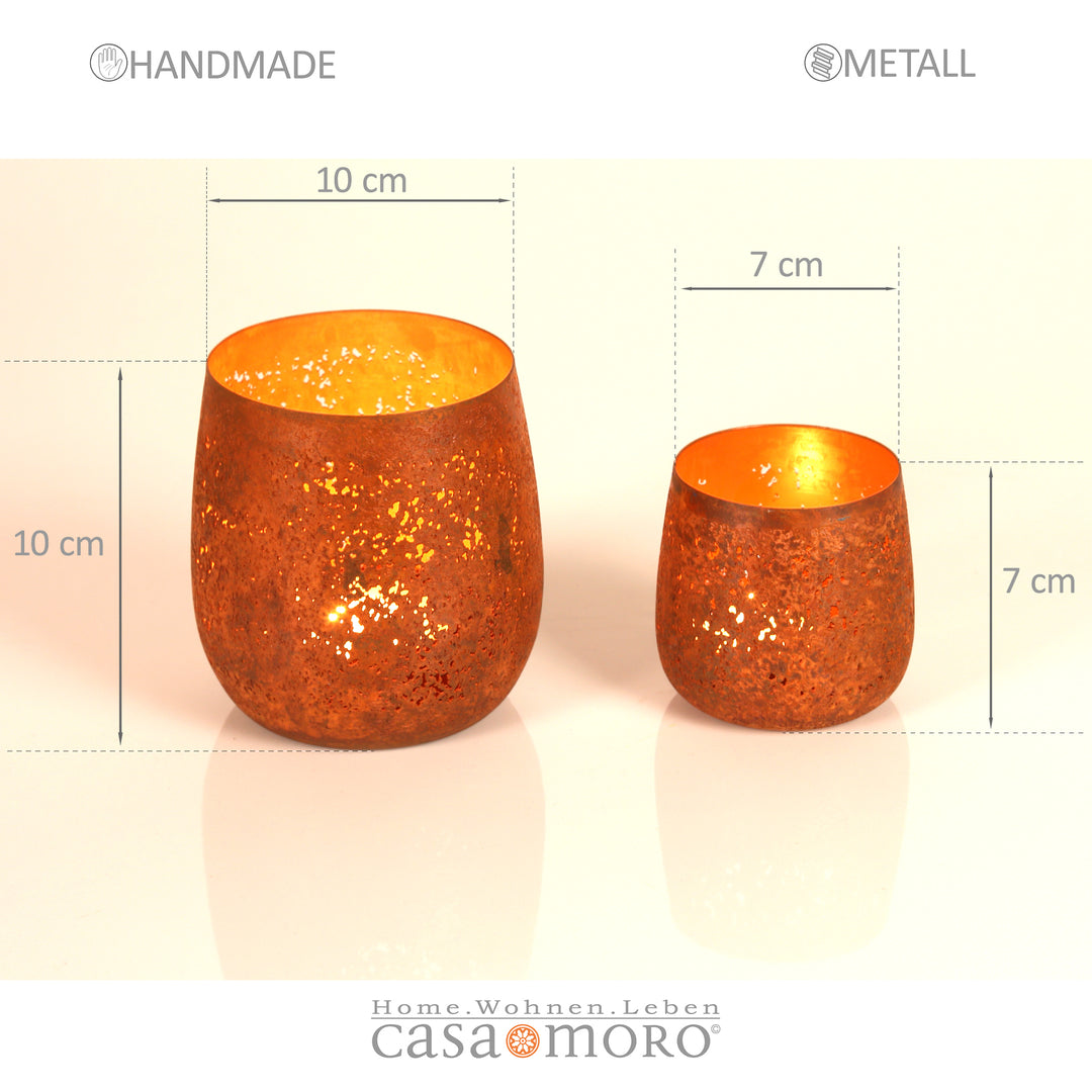 Set of 2 Ricardo tea light holders