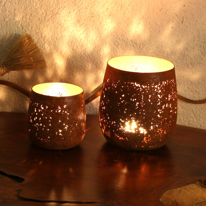 Set of 2 Ricardo tea light holders