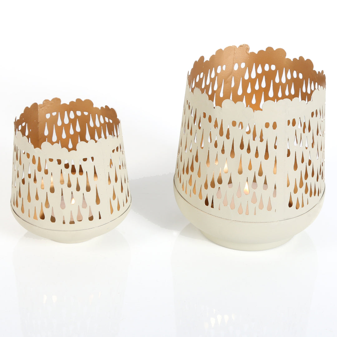 Set of 2 Tino tealight holders