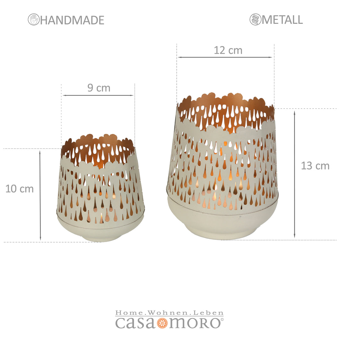 Set of 2 Tino tealight holders
