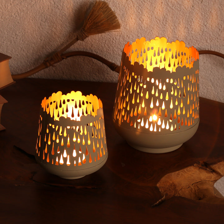 Set of 2 Tino tealight holders