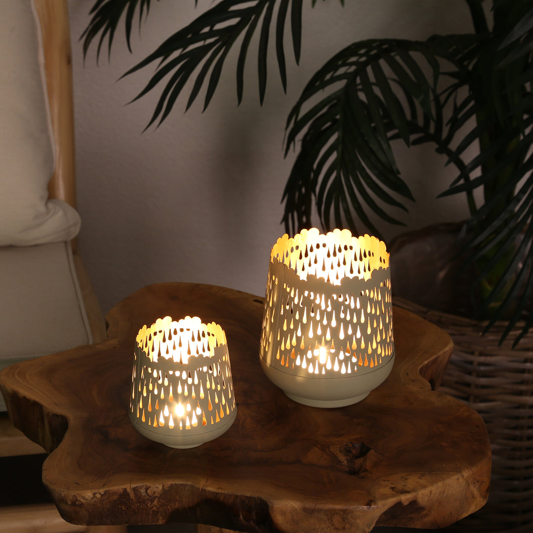 Set of 2 Tino tealight holders