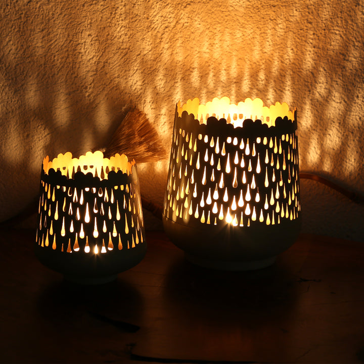 Set of 2 Tino tealight holders