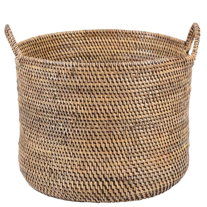 Elie Brown rattan basket with handle