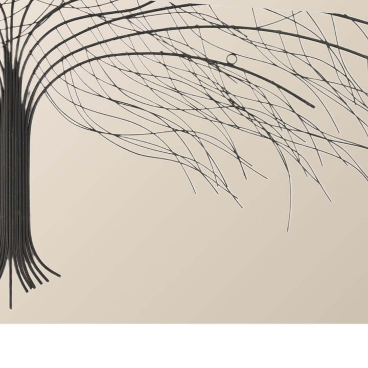 Metal wall decoration tree
