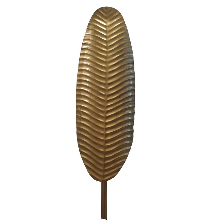 Sayra wall lamp in gold leaf shape