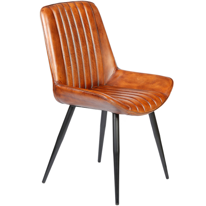 Dining room chair, leather