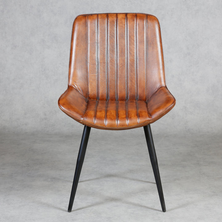 Dining room chair, leather