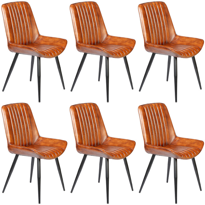 Dining room chair, leather