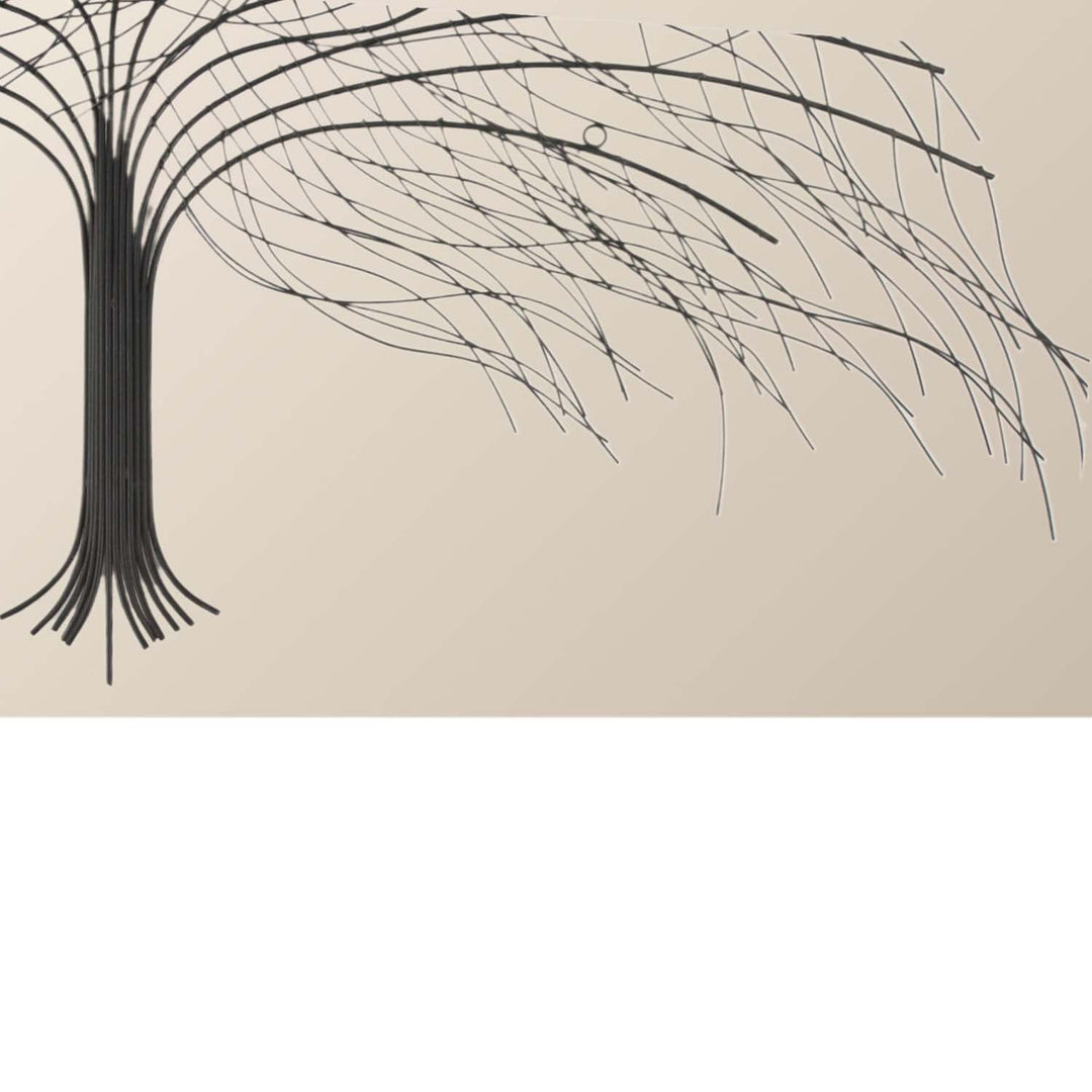 Metal wall decoration tree