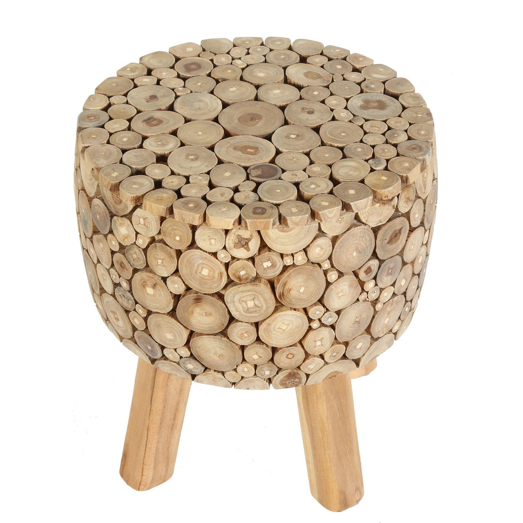 Teak Wood Stool Samira