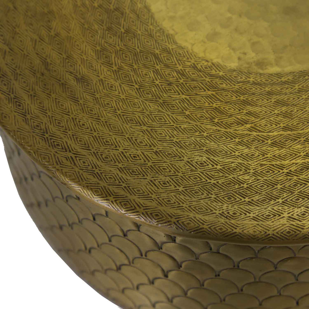 Alava Gold Oriental Side Table