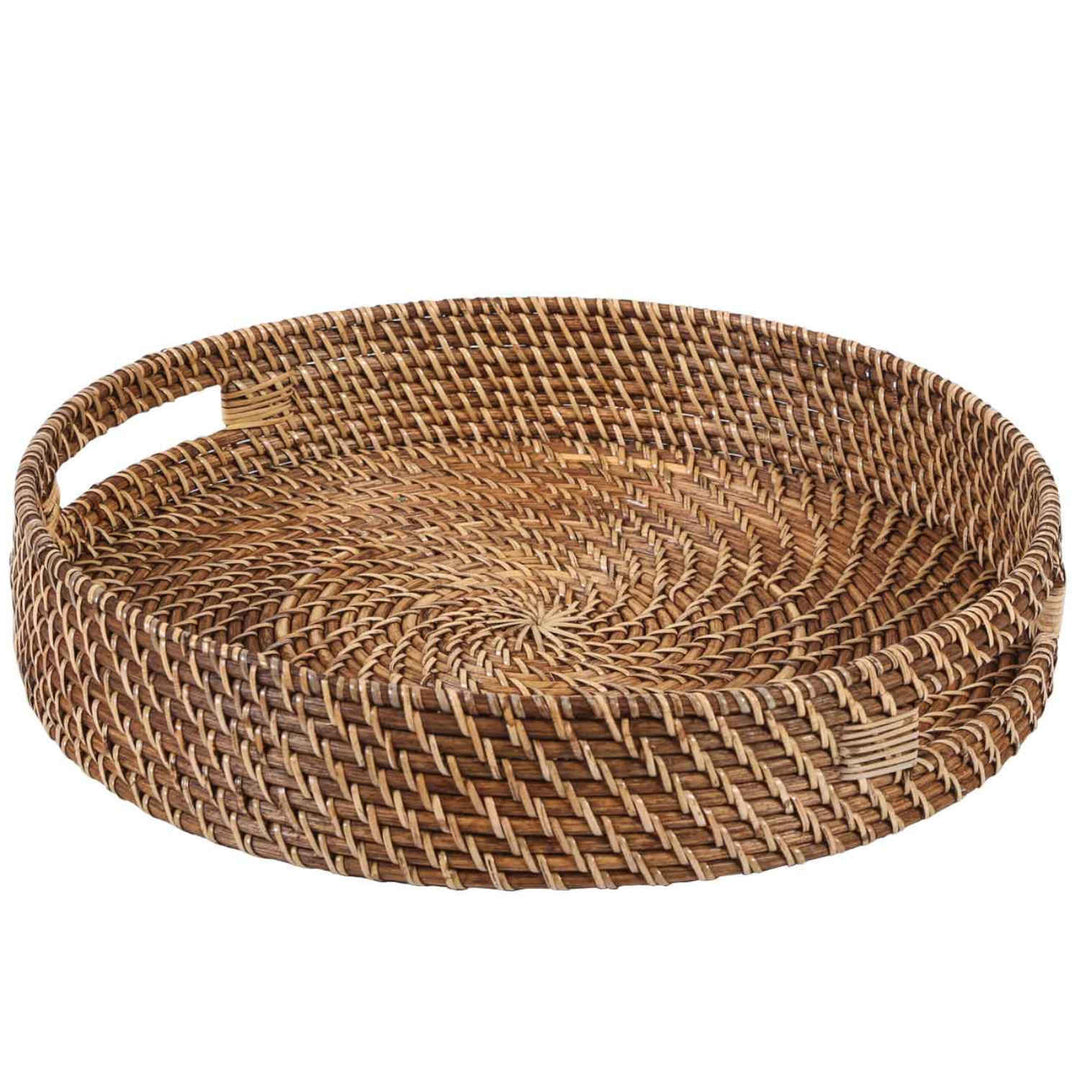 Rattan tray Bea round