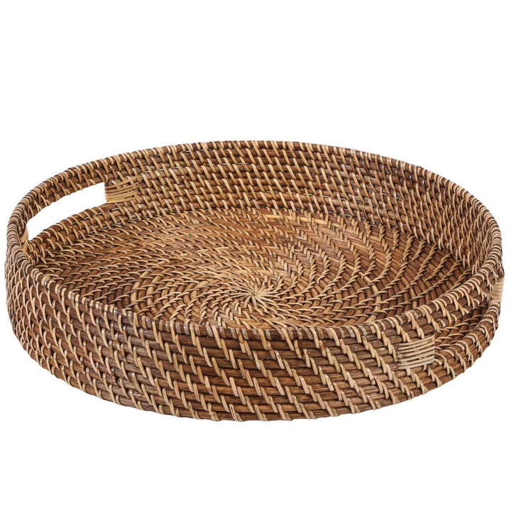 Rattan tray Bea round