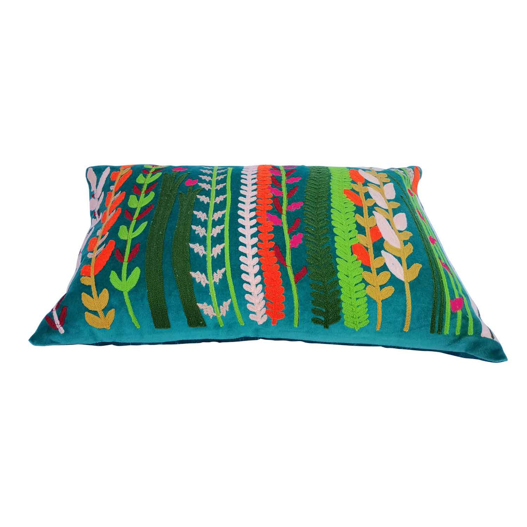 Boho velvet cushion Santa