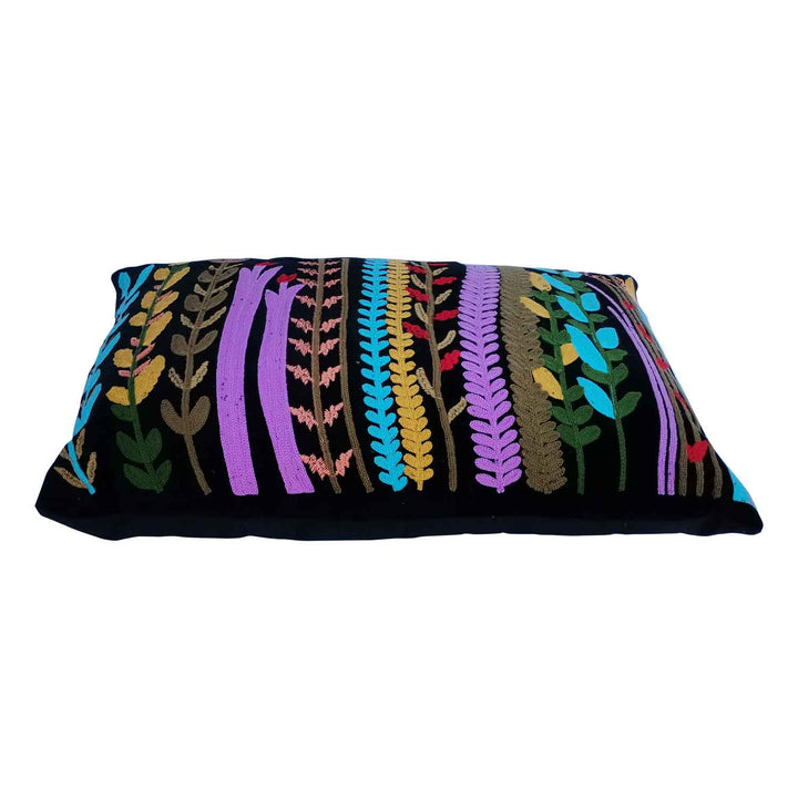 Boho velvet cushion Santa