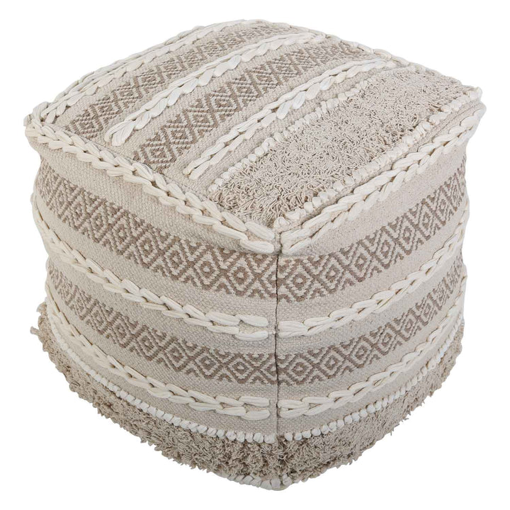 Boho seat cube pouf Zara