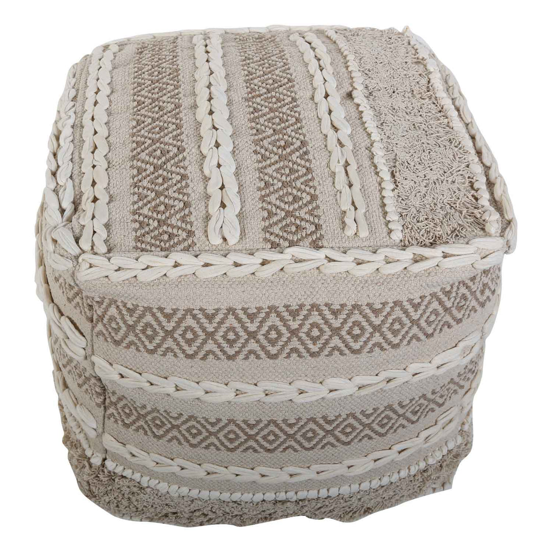 Boho seat cube pouf Zara