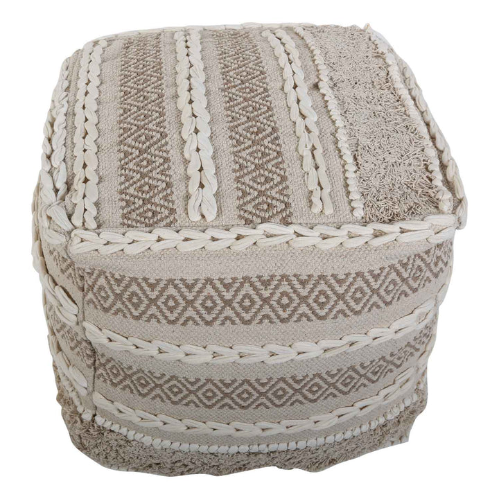 Boho seat cube pouf Zara