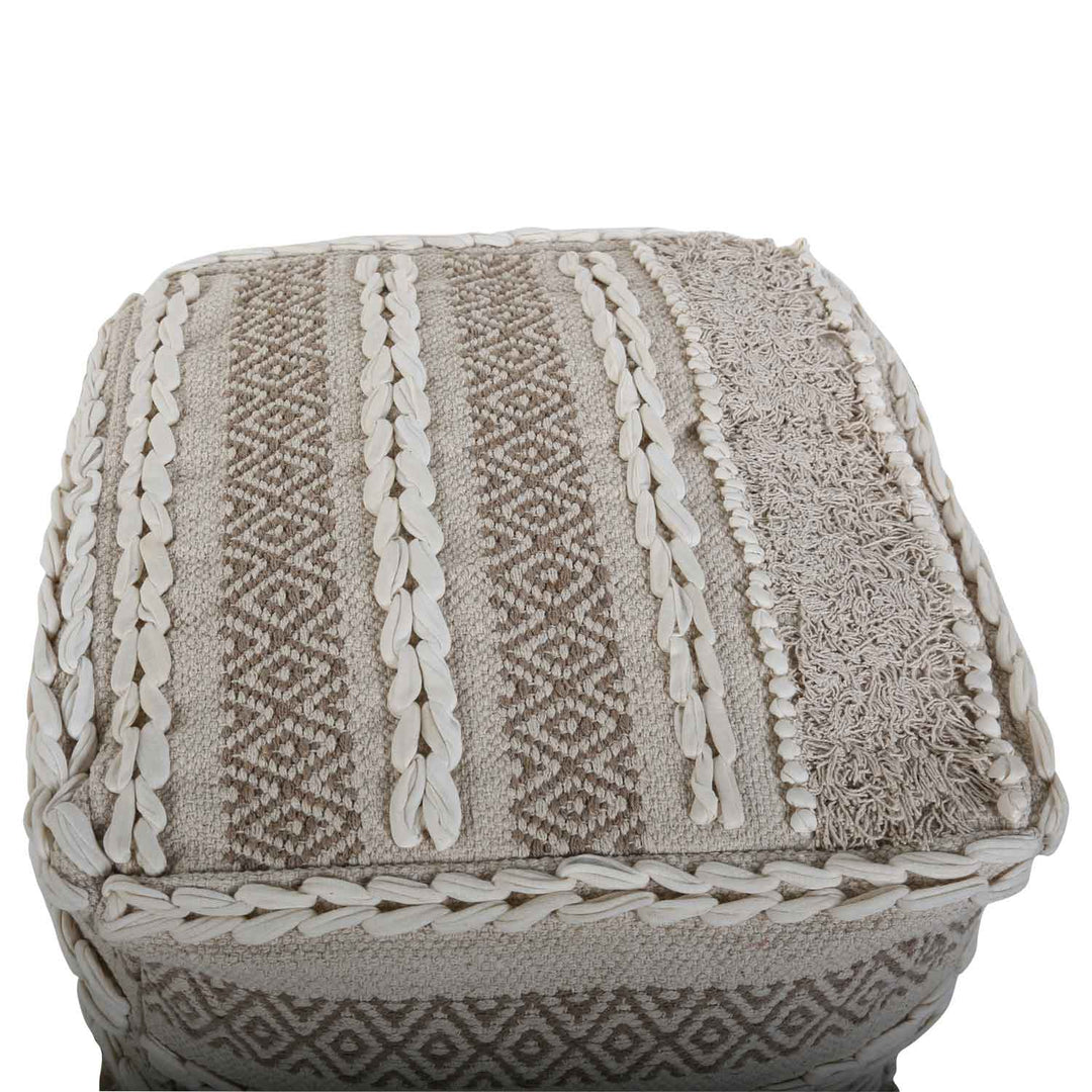 Boho seat cube pouf Zara
