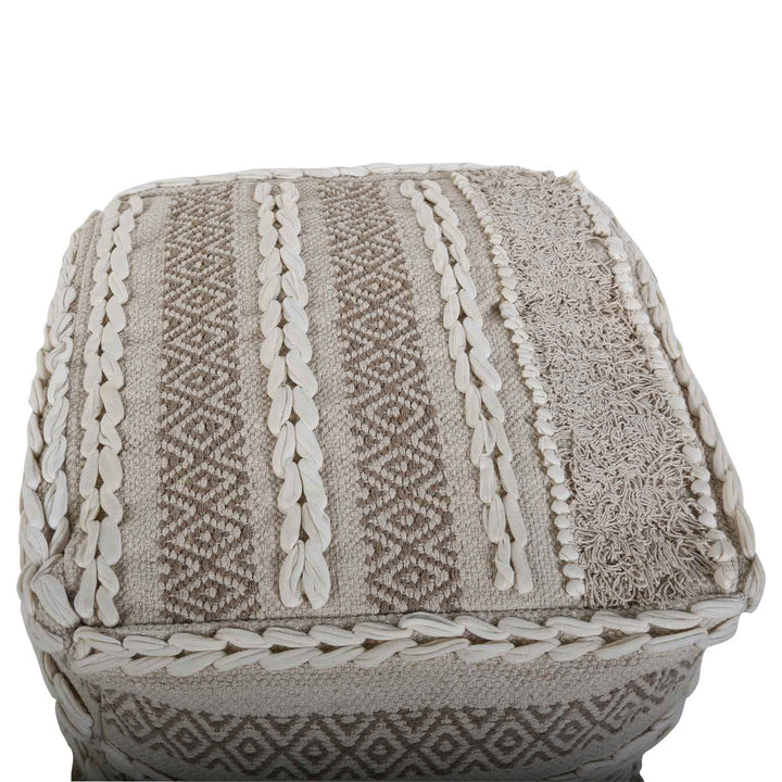 Boho seat cube pouf Zara