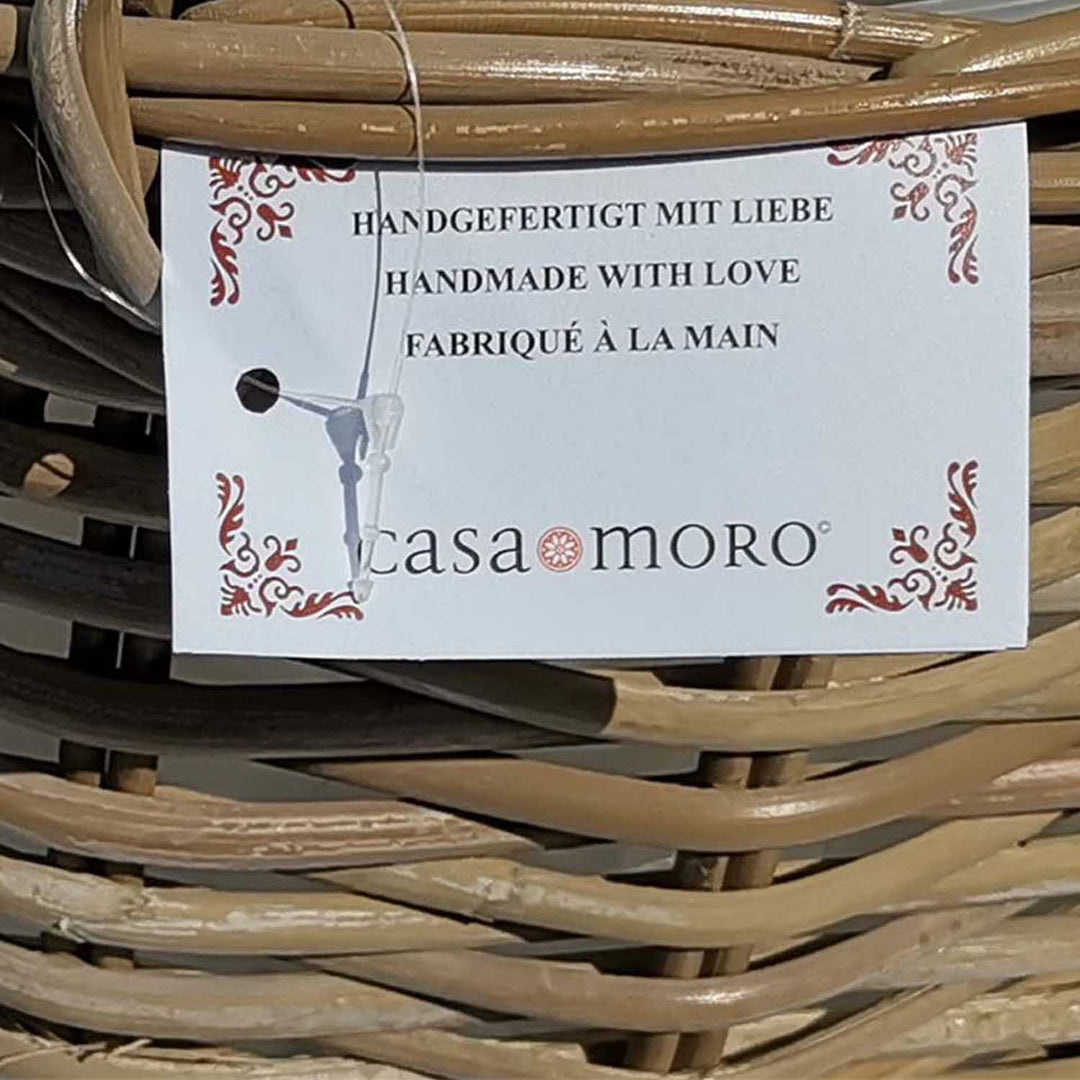 Rattan basket Turin