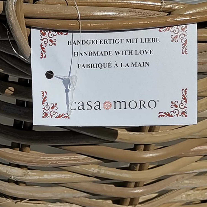 Rattan basket Turin