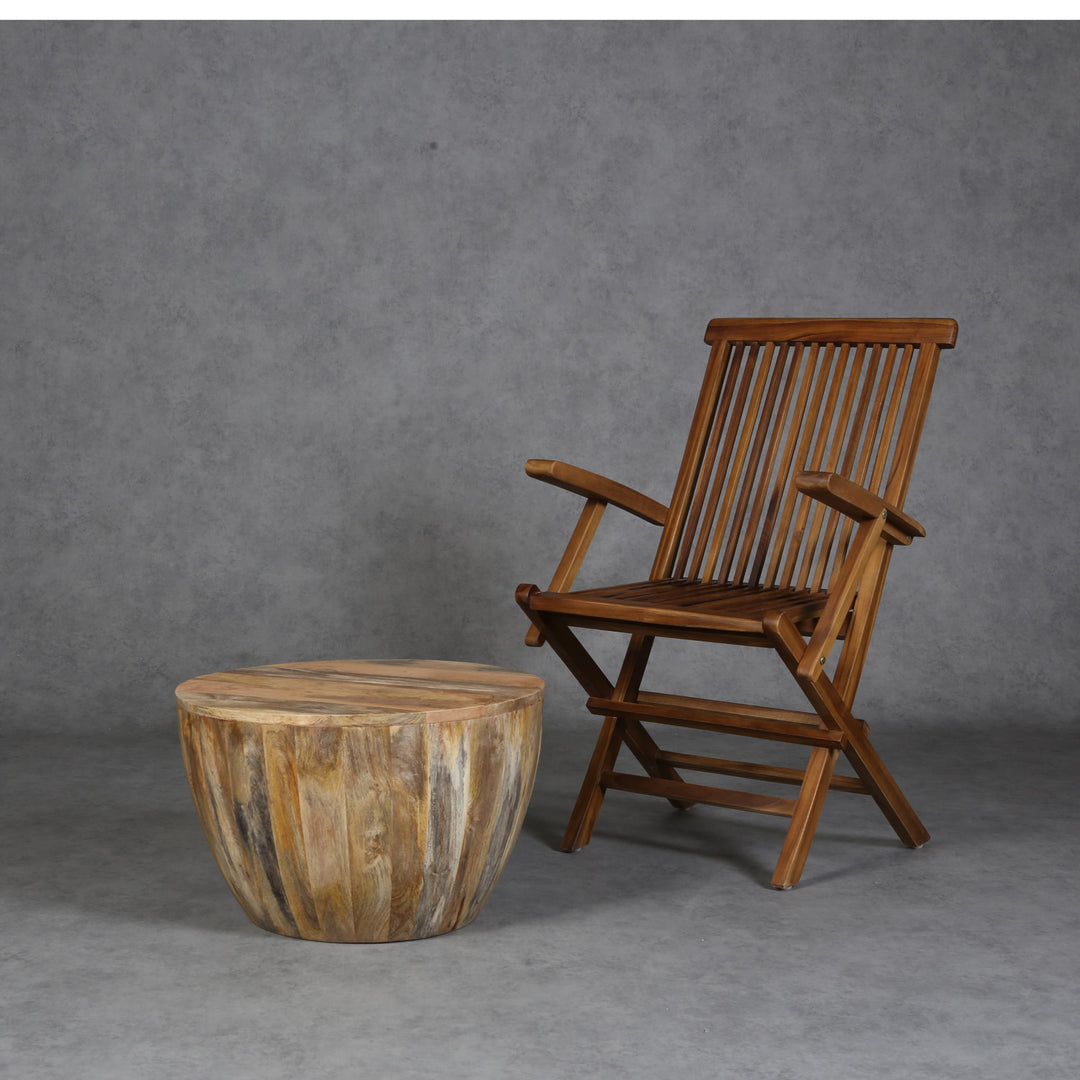 Solid wood Torino round coffee table