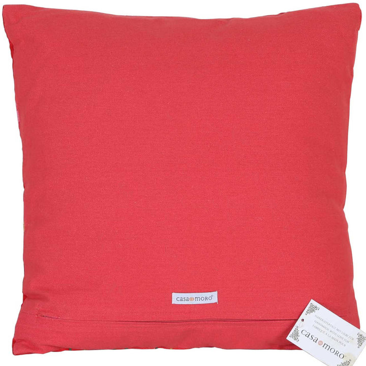 Livia decorative pillow with floral display