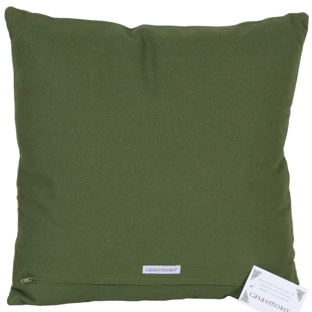 Livia decorative pillow with floral display