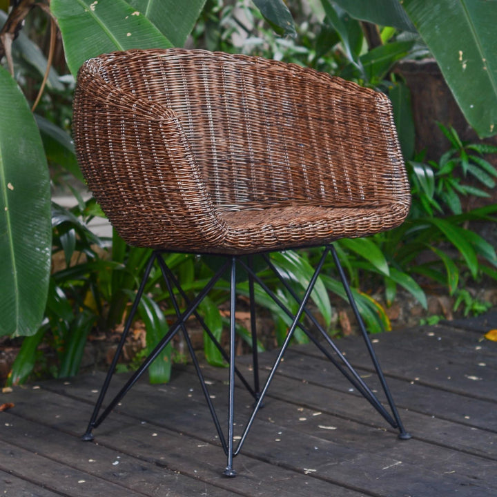 Genuine rattan armchair Paris
