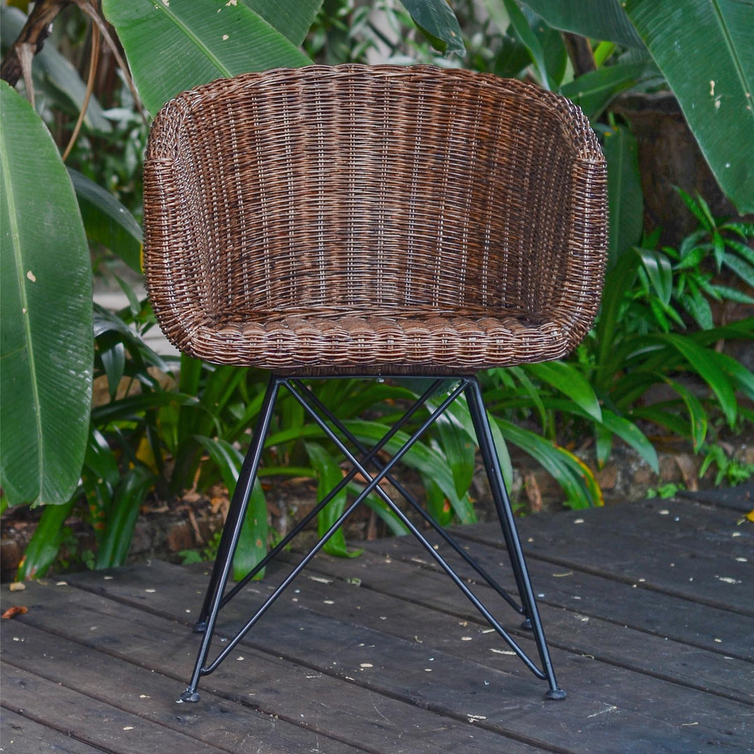 Genuine rattan armchair Paris