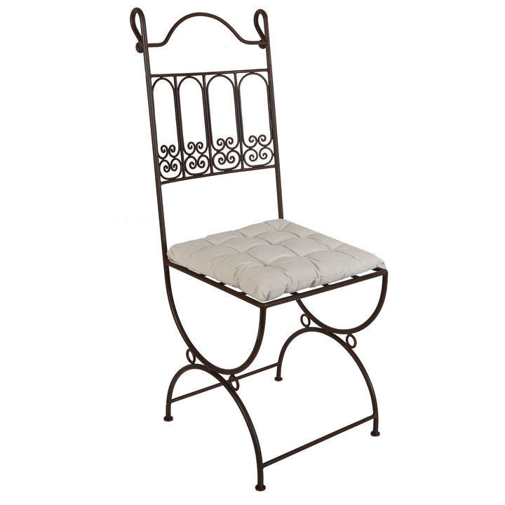 Wrought iron chair Pedro