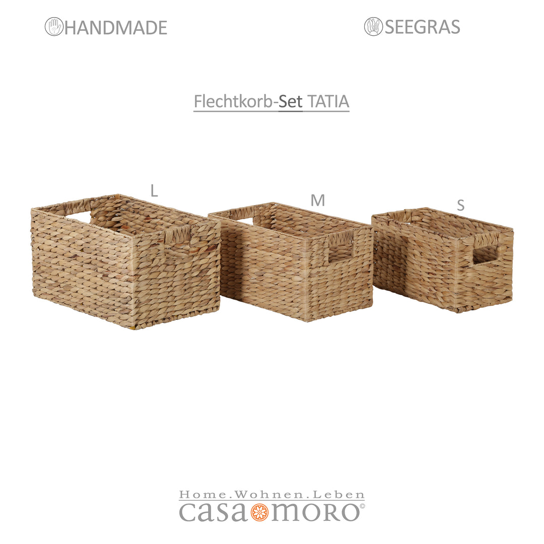 Storage box, set of 3 Tatia