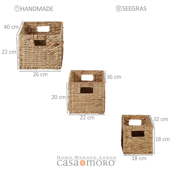 Storage box, set of 3 Tatia